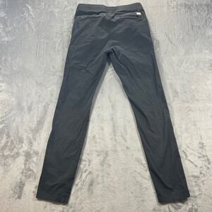 VUORI Ripstop Climber Pants Womens Small Charcoal Grey Organic Cotton VW401-L